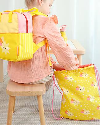 A Little Lovely Company Sacca con Chiusura a Coulisse - Stelle Cadenti - 32 x 42 cm Sacche e Borse Sportive