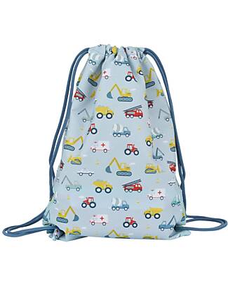 A Little Lovely Company Sacca con Chiusura a Coulisse - Veicoli - 32 x 42 cm Sacche e Borse Sportive