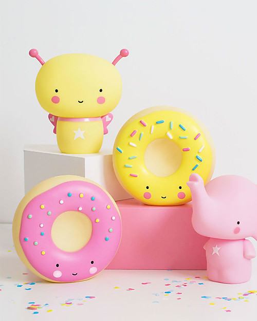 A Little Lovely Company Salvadanaio, Ciambella Donut - Rosa Portamonete