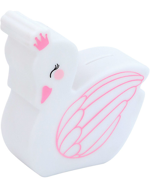 A Little Lovely Company Salvadanaio, Cigno - Bianco Portamonete