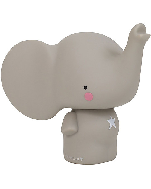 A Little Lovely Company Salvadanaio, Elefante - Grigio Portamonete
