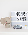 A Little Lovely Company Salvadanaio, Elefante - Grigio Portamonete