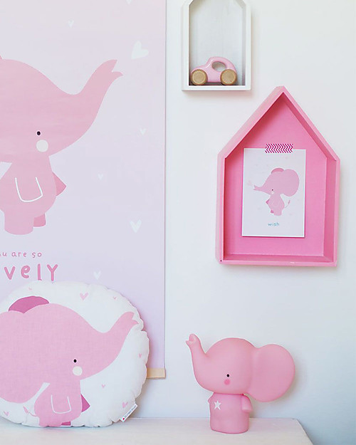 A Little Lovely Company Salvadanaio, Elefante - Rosa Portamonete