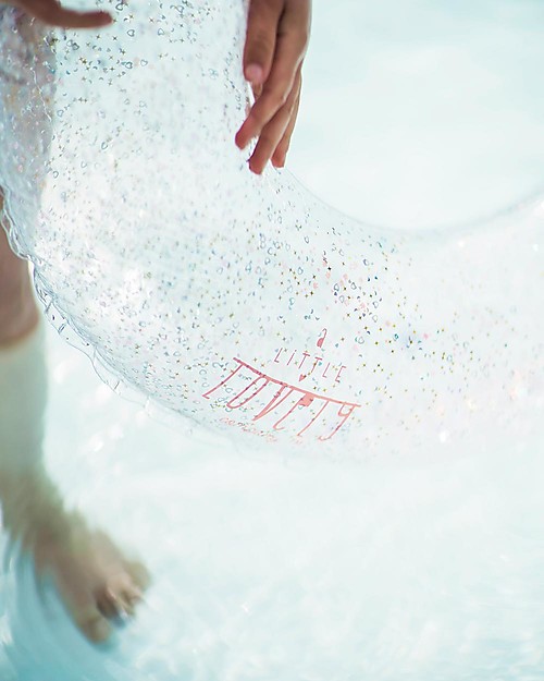 A Little Lovely Company Salvagente Gonfiabile Glitterato Giochi da Spiaggia