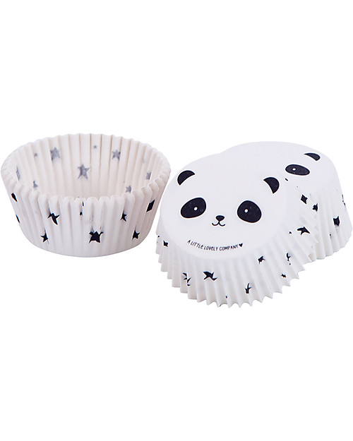 A Little Lovely Company Set 50 Porta Cupcake in Carta - Panda Piatti e Scodelle