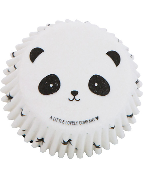 A Little Lovely Company Set 50 Porta Cupcake in Carta - Panda Piatti e Scodelle