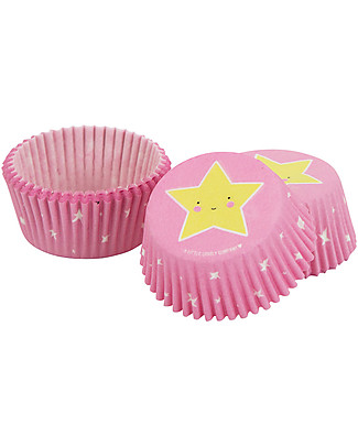 A Little Lovely Company Set 50 Porta Cupcake in Carta - Stelle Piatti e Scodelle