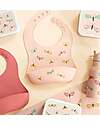 A Little Lovely Company Set da 2 Bavagli Impermeabili in Silicone - Farfalle Bavagli Impermeabili con Tasca