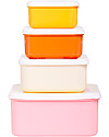 A Little Lovely Company Set di Contenitori Porta Pranzo e Porta Merenda - Arcobaleni Porta Merenda