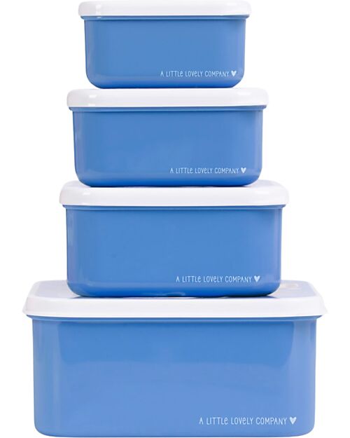 A Little Lovely Company Set di Contenitori Porta Pranzo e Porta Merenda - Pirati Porta Merenda