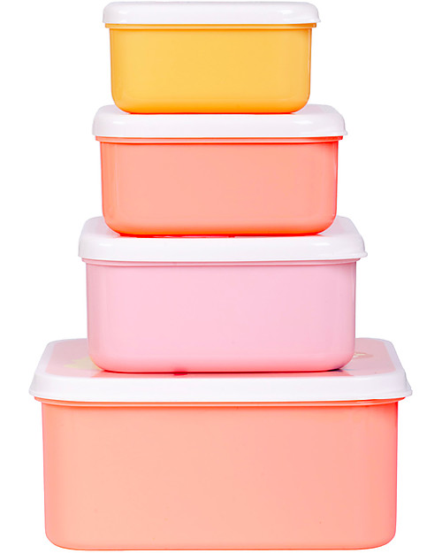 A Little Lovely Company Set di Contenitori Porta Pranzo e Porta Merenda - Sirene Porta Merenda