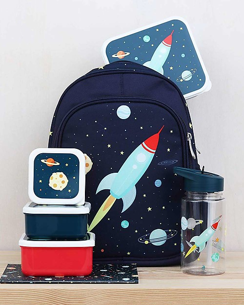 A Little Lovely Company Set di Contenitori Porta Pranzo e Porta Merenda - Spazio Porta Merenda