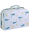 A Little Lovely Company Set di due Valigette Portagiochi - Oceano Valigie Porta Giochi