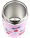 A Little Lovely Company Thermos Porta Cibo in Acciaio Inossidabile - 300 ml - Ciliegie Borracce Termiche