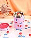 A Little Lovely Company Thermos Porta Cibo in Acciaio Inossidabile - 300 ml - Ciliegie Contenitori Termici