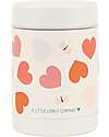 A Little Lovely Company Thermos Porta Cibo in Acciaio Inossidabile - 300 ml - Cuori Borracce Termiche