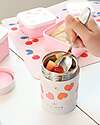 A Little Lovely Company Thermos Porta Cibo in Acciaio Inossidabile - 300 ml - Cuori Contenitori Termici