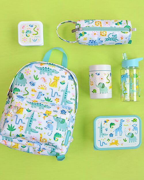 A Little Lovely Company Thermos Porta Cibo in Acciaio Inossidabile - 300 ml - Giungla Borracce Termiche