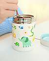 A Little Lovely Company Thermos Porta Cibo in Acciaio Inossidabile - 300 ml - Giungla Contenitori Termici