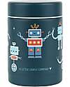 A Little Lovely Company Thermos Porta Cibo in Acciaio Inossidabile - 300 ml - Robot Borracce Termiche