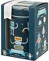 A Little Lovely Company Thermos Porta Cibo in Acciaio Inossidabile - 300 ml - Robot Borracce Termiche