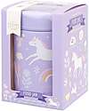 A Little Lovely Company Thermos Porta Cibo in Acciaio Inossidabile - 300 ml - Unicorni Borracce Termiche