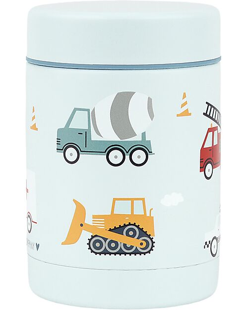 A Little Lovely Company Thermos Porta Cibo in Acciaio Inossidabile - 300 ml - Veicoli Contenitori Termici