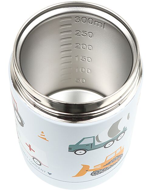 A Little Lovely Company Thermos Porta Cibo in Acciaio Inossidabile - 300 ml - Veicoli Contenitori Termici
