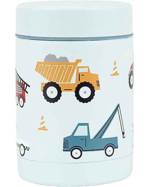 A Little Lovely Company Thermos Porta Cibo in Acciaio Inossidabile - 300 ml - Veicoli Contenitori Termici