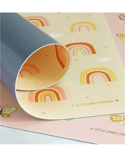A Little Lovely Company Tovaglietta Antiscivolo - Arcobaleno - 43 x 34 x 0.2 cm Tovagliette_
