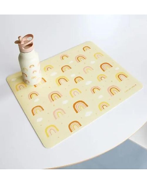 A Little Lovely Company Tovaglietta Antiscivolo - Arcobaleno - 43 x 34 x 0.2 cm Tovagliette_