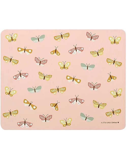 A Little Lovely Company Tovaglietta Antiscivolo - Farfalle - 43 x 34 x 0.2 cm Tovagliette_