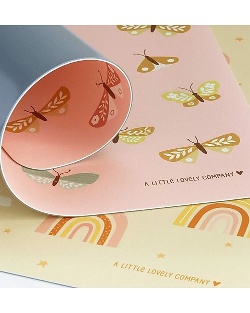 A Little Lovely Company Tovaglietta Antiscivolo - Farfalle - 43 x 34 x 0.2 cm Tovagliette_