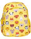 A Little Lovely Company Zainetto Grande con Tasca Termica - Amici animali - 27x32x19 cm - Mantiene cibi e bevande freschi! Zaini Asilo