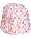 A Little Lovely Company Zainetto Grande con Tasca Termica - Cuori - 27x32x19 cm - Mantiene cibi e bevande freschi! Zaini Asilo