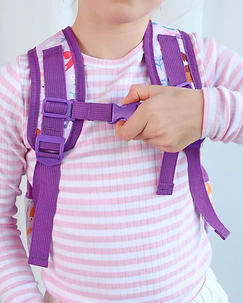 A Little Lovely Company Zainetto Grande con Tasca Termica - Principesse - 27x32x19 cm - Mantiene cibi e bevande freschi! Zaini Scuola