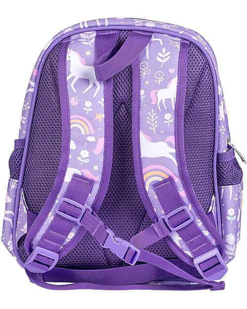 A Little Lovely Company Zainetto Grande con Tasca Termica - Unicorn Dreams - 27x32x19 cm - Mantiene cibi e bevande freschi! Zaini Asilo