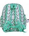 A Little Lovely Company Zainetto Grande, Panda, 25 x 32 x 16 cm - Acqua Zaini Asilo