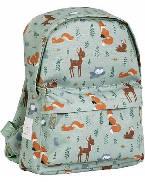 A Little Lovely Company Zainetto Piccolo Amici della Foresta - 23,5x30x10 cm Zaini Asilo