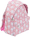 A Little Lovely Company Zainetto Piccolo, Cigni, 30 x 20 x 10 cm - Rosa Zaini Scuola