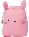 A Little Lovely Company Zainetto Piccolo, Coniglietto, 21 x 26 x 10 cm -  Rosa Zaini Asilo