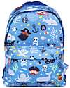 A Little Lovely Company Zainetto Piccolo Pirati - 23.5 x 30 x 10 Zaini Asilo