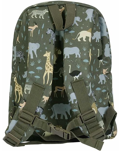 A Little Lovely Company Zainetto Piccolo Savana - 23,5x30x10 cm Zaini Asilo