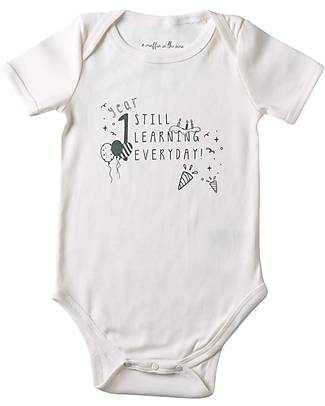A Muffin in the Oven Body Maniche Corte Milestone - Sleep - 100% Cotone Pima Body Manica Corta