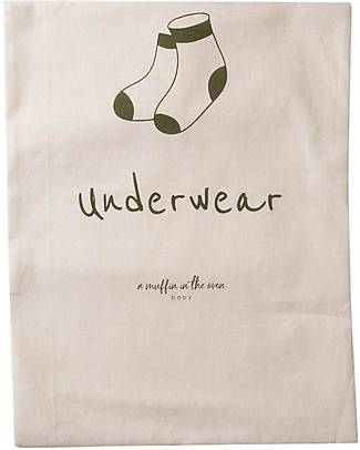A Muffin in the Oven Bustina da Viaggio in Tela - Underwear - Cotone Borse da Viaggio