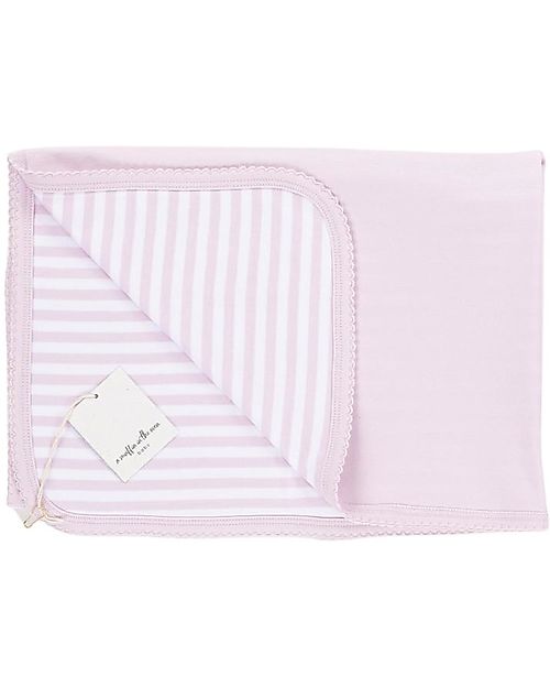 A Muffin in the Oven Copertina Bebè Ultra Soffice Muffin - Righe Rosa - 100% Cotone Pima Swaddle di Mussola
