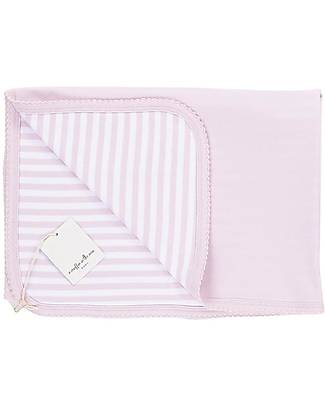 A Muffin in the Oven Copertina Bebè Ultra Soffice Muffin - Righe Rosa - 100% Cotone Pima Swaddle di Mussola