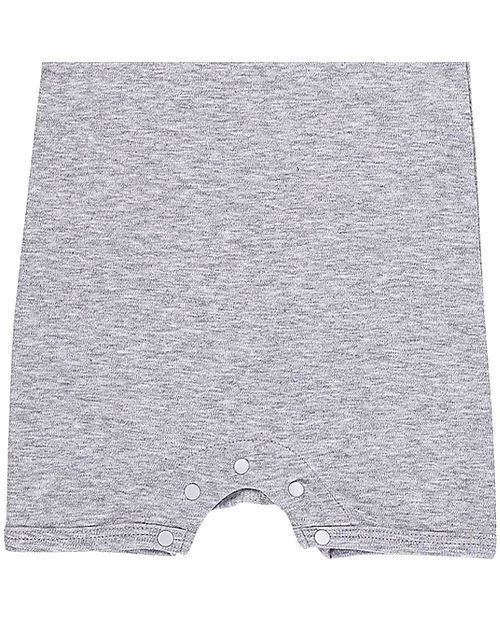 A Muffin in the Oven Tutina Maniche Corte Muffin - Grigio Melange - 100% Cotone Pima Tutine Corte