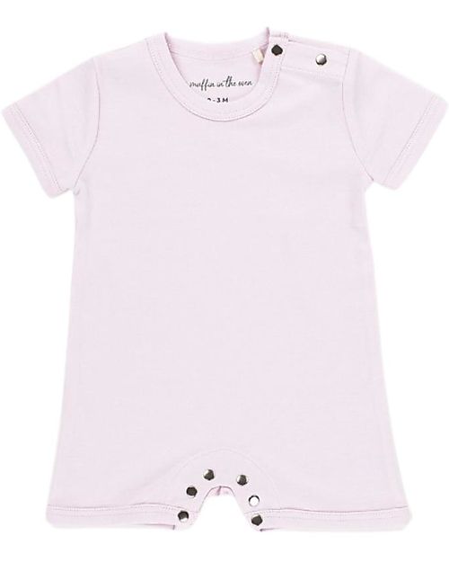 A Muffin in the Oven Tutina Maniche Corte Muffin - Rosa - 100% Cotone Pima Tutine Corte