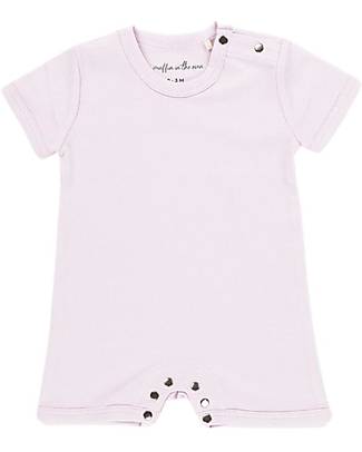 A Muffin in the Oven Tutina Maniche Corte Muffin - Rosa - 100% Cotone Pima Tutine Corte
